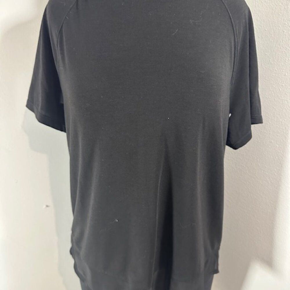 Black Avia Workout Shirt   8220  Small 4-6  NWOT